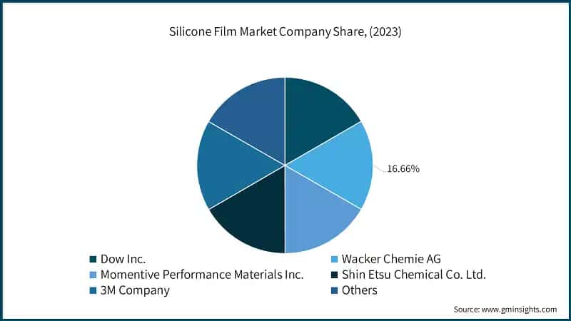 Silicone Film Market Company Share, (2023)