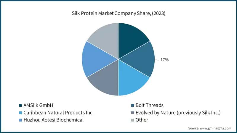 Silk Protein Market Company Share, (2023)