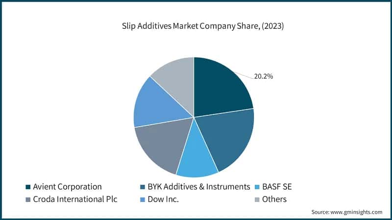 Slip Additives Market Company Share, (2023)