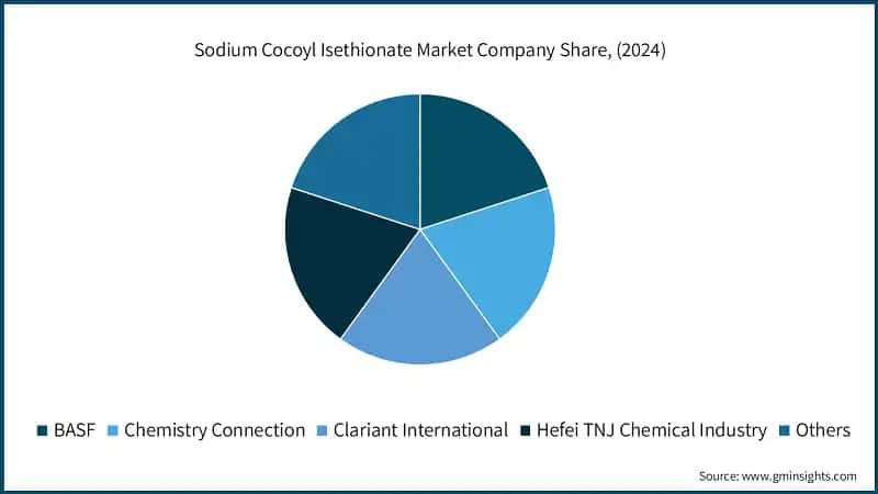 Sodium Cocoyl Isethionate Market Company Share, (2024)