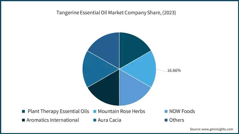 Tangerine Essential Oil Market Company Share, (2023)