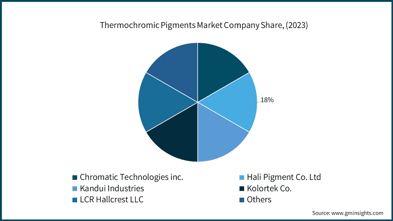 Thermochromic Pigments Market Company Share, (2023)