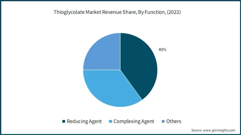 Thioglycolate Market Revenue Share, By Function, (2022)