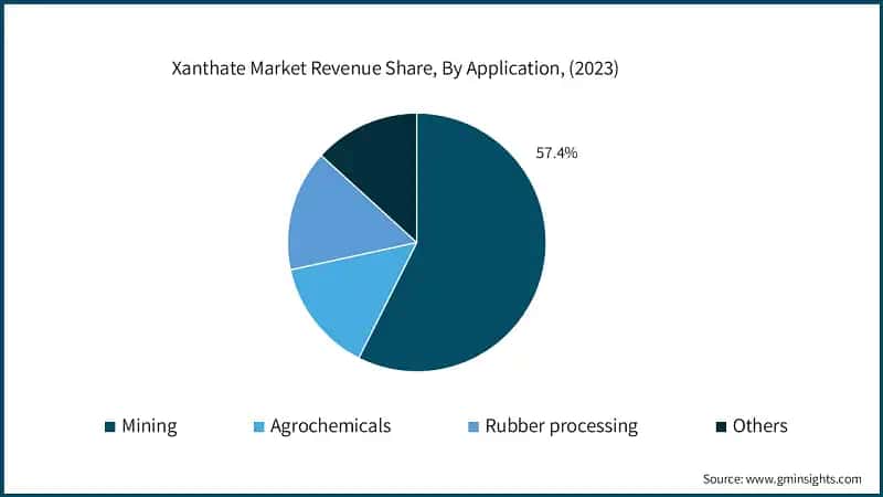 Xanthate Market Revenue Share, By Application, (2023)