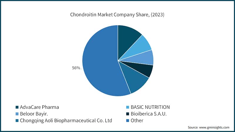 Chondroitin Market Company Share, (2023)