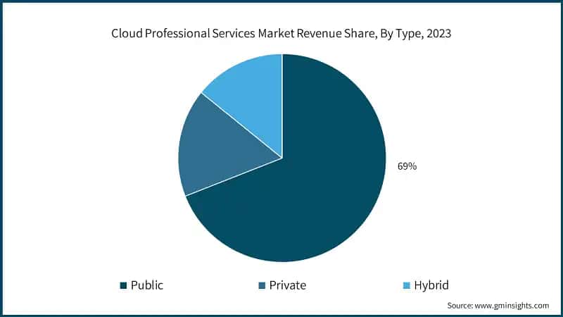 Cloud Professional Services Market Revenue Share, By Type, 2023