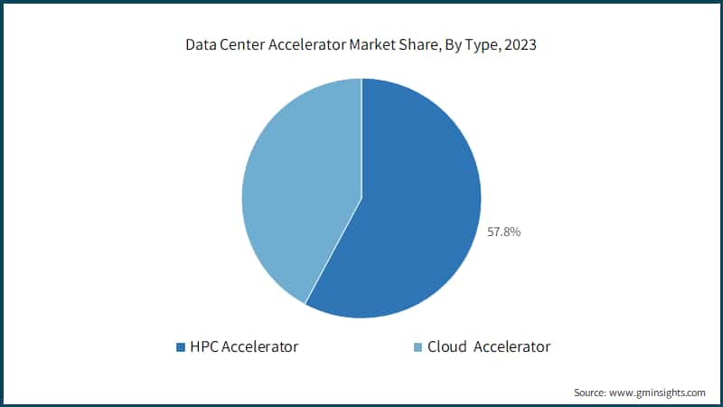 Data Center Accelerator Market Share, By Type, 2023
