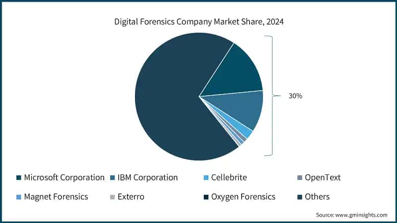 Digital Forensics Company Market Share, 2024