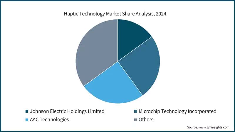 Haptic Technology Market Share Analysis, 2024
