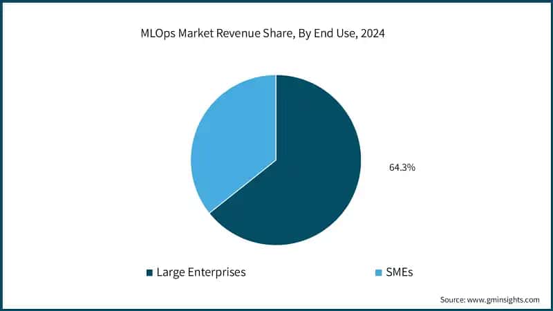 MLOps Market Revenue Share, By End Use, 2024
