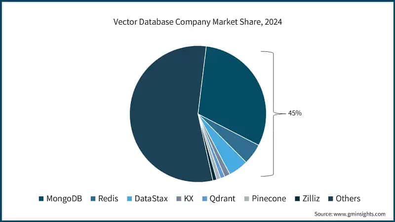 Vector Database Company Market Share, 2024