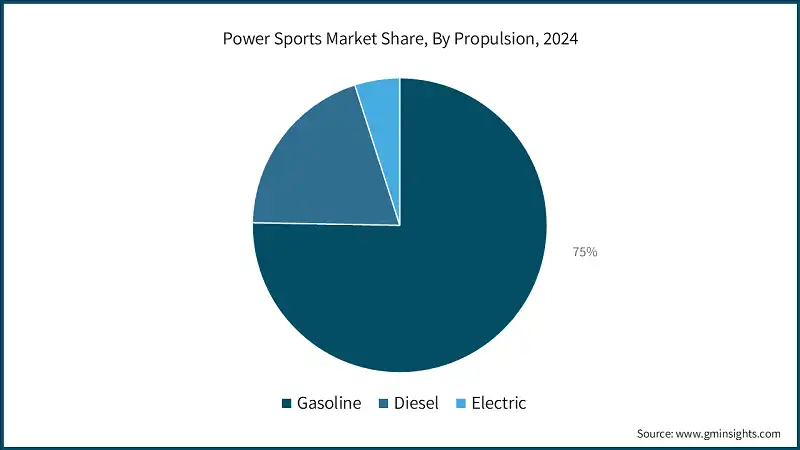 Power Sports Market Share, By Propulsion, 2024