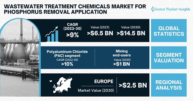 Wastewater Treatment Chemicals Market For Phosphorous Removal Application