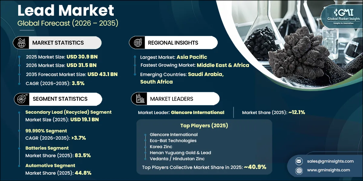 Lead Market Research Report