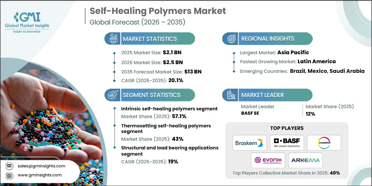 Self-Healing Polymers Market Research Report