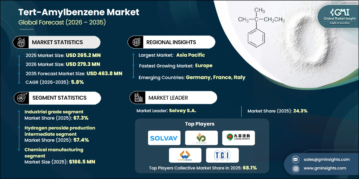 Rapporto di ricerca sul mercato del tert-amylbenzene