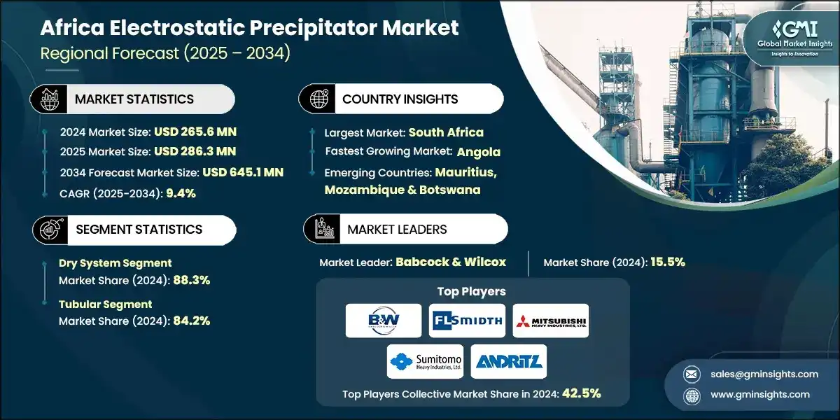 아프리카 정전기집진기 시장