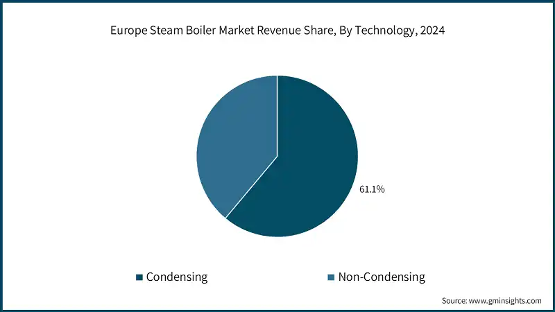 Europe Steam Boiler Market Revenue Share, By Technology, 2024
