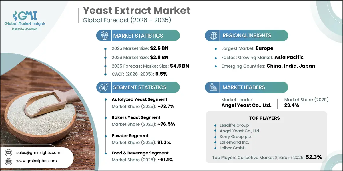 Yeast Extract Market Research Report