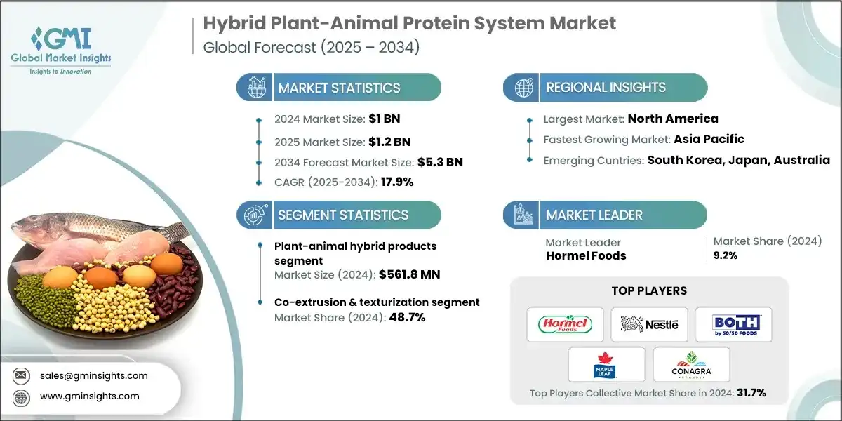Marché des systèmes hybrides protéines végétales-animales