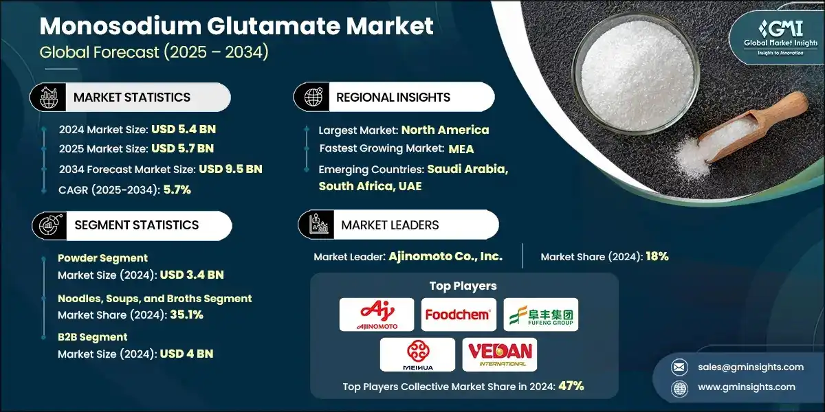 Monosodium Glutamate (MSG) Market 