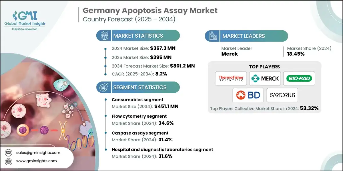 Marché allemand des tests d'apoptose