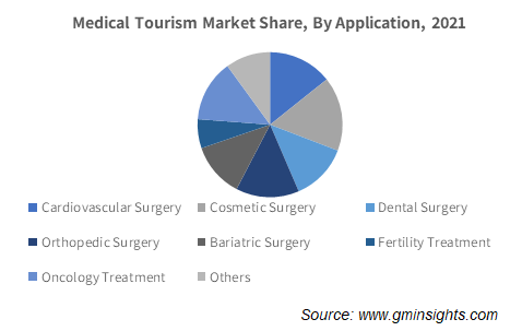 Medical Tourism Market Share, By Application