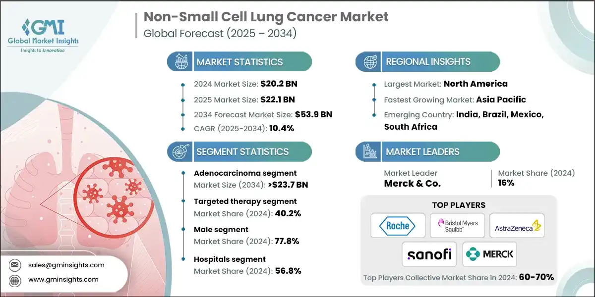 Mercado del cáncer de pulmón de células no pequeñas