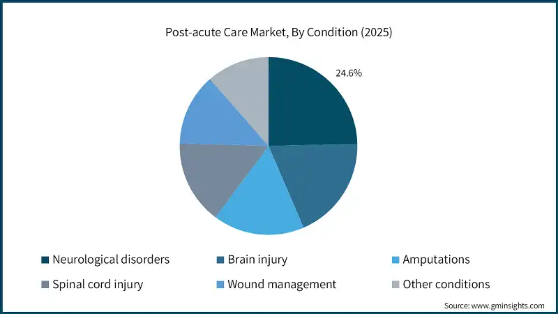 Post-acute Care Market, By Condition (2025) Post-acute Care Market, By Condition (2025)