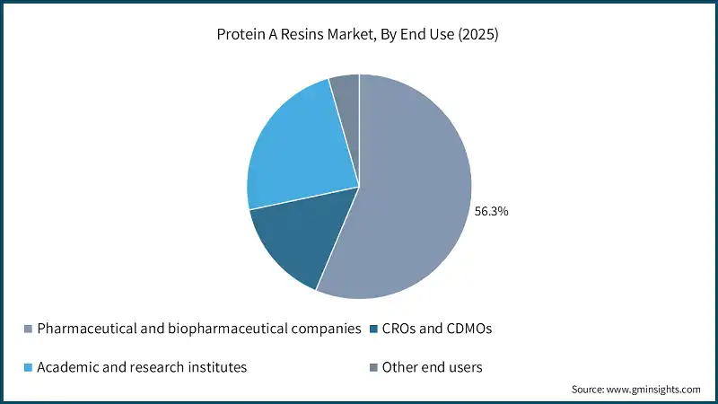 Protein A Resins Market, By End Use (2025)