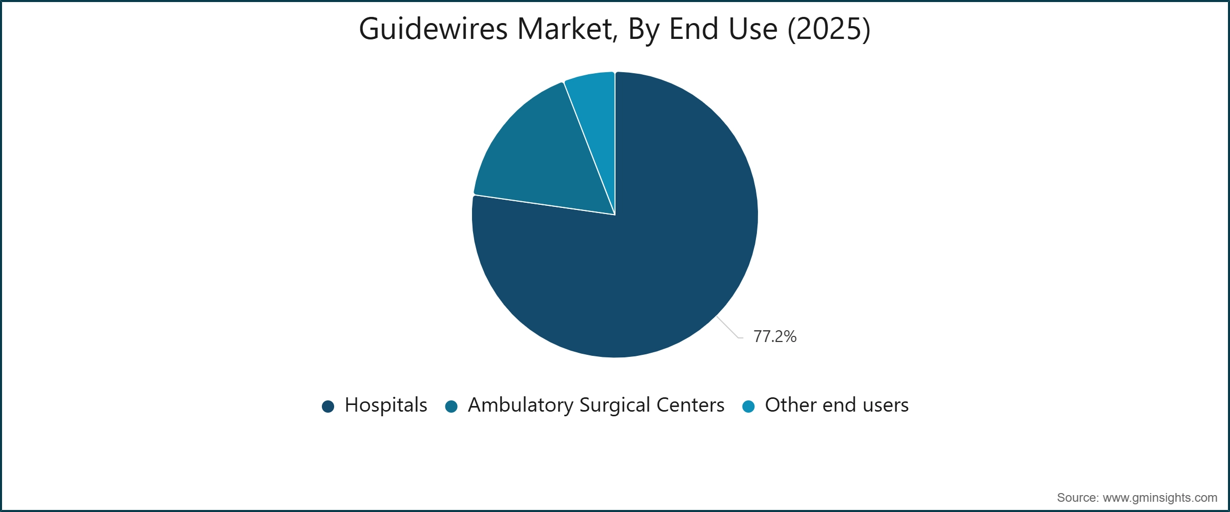 Guidewires Market, By End Use (2025)