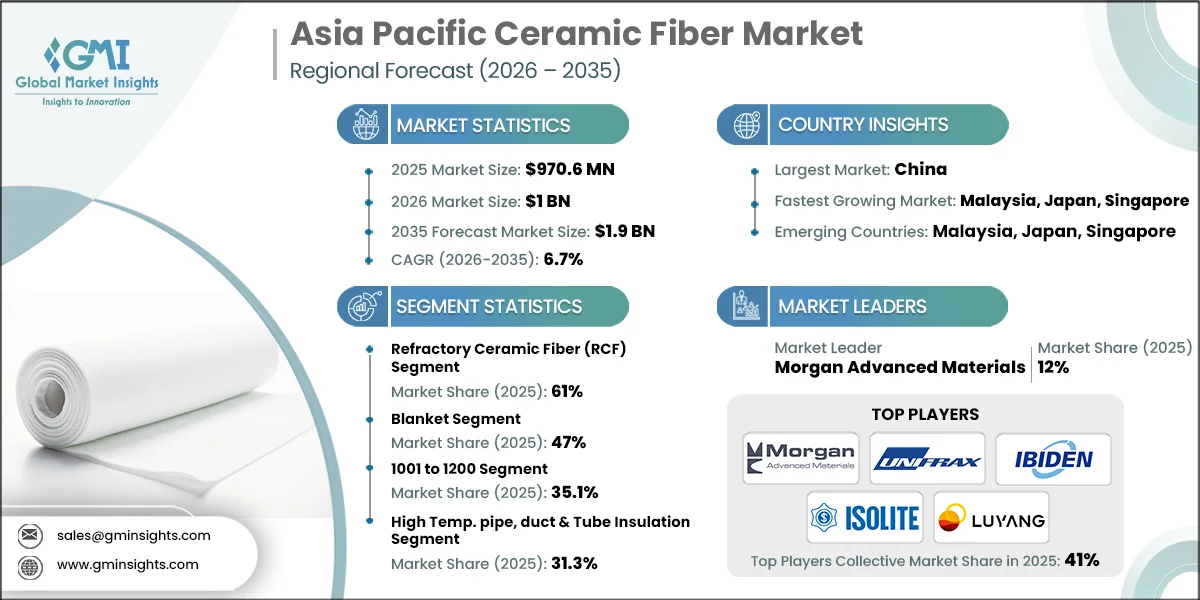 Asia Pacific Ceramic Fiber Market