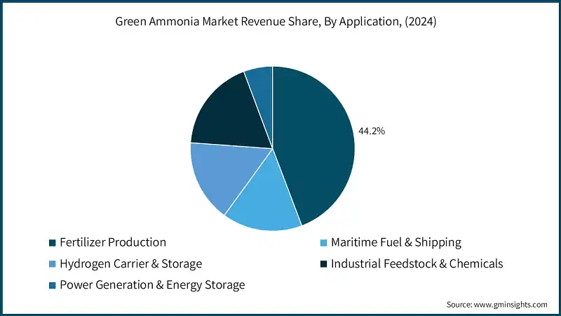 Green Ammonia Market Revenue Share, By Application, (2024)