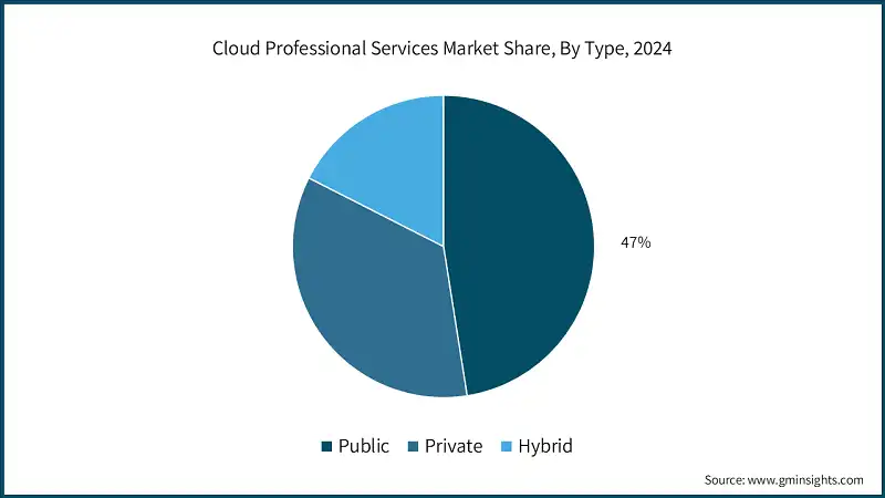 Cloud Professional Services Market Share, By Type, 2024